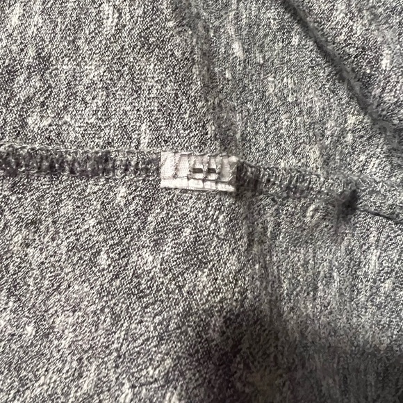 Current/Elliott Heather Grey On/Off Shoulder Mini Dress, super soft - Picture 8 of 10